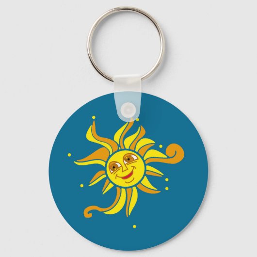 Happy Sun Sleutelhanger (Voorkant)