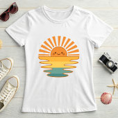 Happy Sun Smile; Cute Women’s Summer Sunshine  T-shirt