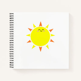 Happy Sun Spiral-Notitieboek Notitieboek