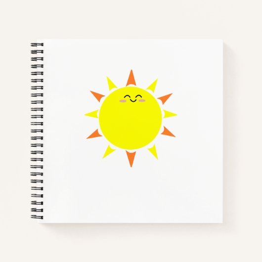 Happy Sun Spiral-Notitieboek Notitieboek (Voorkant)