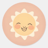 Happy Sun Sticker (Voorkant)