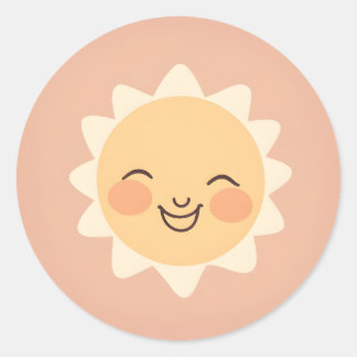 Happy Sun Sticker