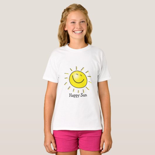 Happy Sun T-shirt (Voorkant volledig)