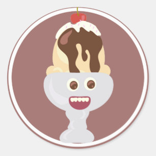 Happy Sundae Ronde Sticker