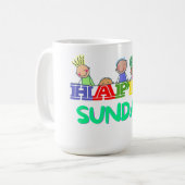 Happy Sunday Koffiemok (Voorkant links)