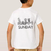 Happy Sunday T-shirt (Achterkant)