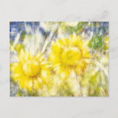 Happy Sunflower Briefkaart (Voorkant)