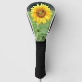 Happy Sunflower Golf Club Hoesje Golfheadcover (Voorkant)