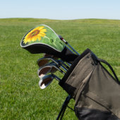Happy Sunflower Golf Club Hoesje Golfheadcover (Insitu)