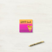 Happy Sunflower Good Luck Motivation Post-it® Notes (Op bureau)