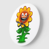 HAPPY SUNFLOWER GROTE KLOK (Hoek)