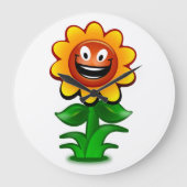 HAPPY SUNFLOWER GROTE KLOK (Voorkant)