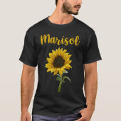 Happy Sunflower - Marisol Naam T-shirt (Voorkant)