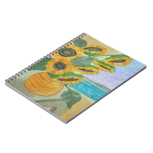 Happy Sunflower Notitieboek (Linkerzijde)