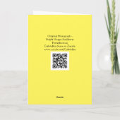 Happy Sunflower Scripture Kaart Proverbs 16:20 (Achterkant)