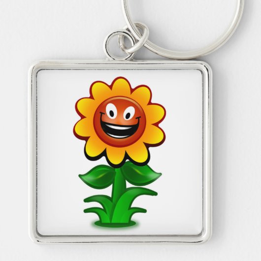 HAPPY SUNFLOWER SLEUTELHANGER (Voorkant)
