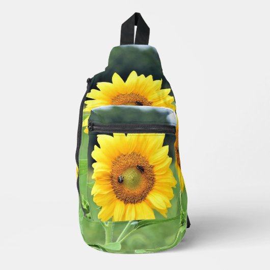 Happy Sunflower Sling Bag (Voorkant)