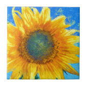 Happy Sunflower Tegeltje (Voorkant)