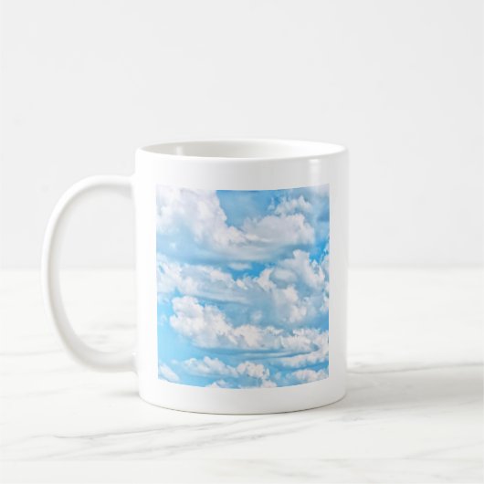 Happy Sunny Clouds Background Scenery Koffiemok (Links)