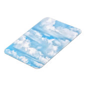 Happy Sunny Clouds Background Scenery Magneet (Linkerzijde)
