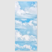 Happy Sunny Clouds over Print Background (Voorkant)