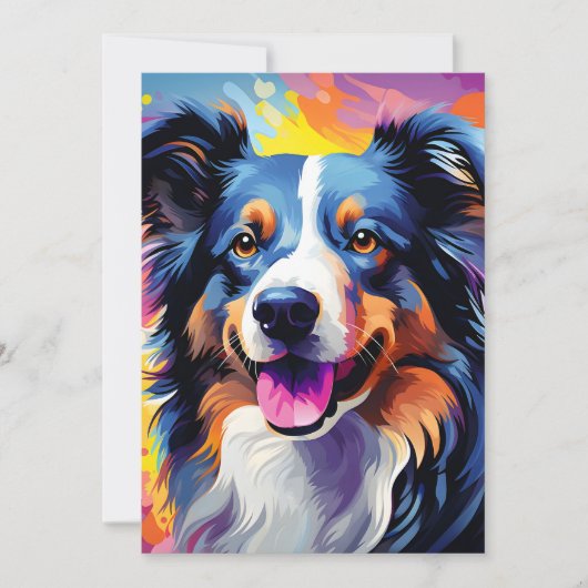 Happy Sunny Puppy Waterverf Aankondiging (Voorkant)