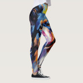 Happy Sunny Puppy Waterverf Leggings (Rechts)