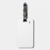 Happy Sunny Side Up Egg met gezicht - Zonnebril Bagagelabel (Achterkant verticaal)