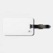 Happy Sunny Side Up Egg met gezicht - Zonnebril Bagagelabel (Achterkant horizontaal)