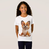 Happy Sunnytail Girls' T-shirt (Voorkant volledig)