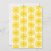 Happy Sunshine Birthday Kaart (Achterkant)