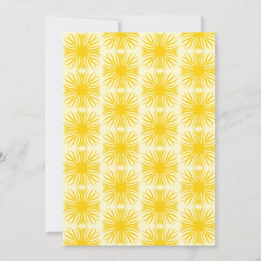 Happy Sunshine Birthday Kaart (Achterkant)