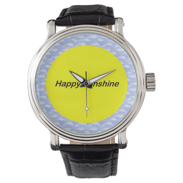 Happy Sunshine Bright dagen voor Horloge (Voorkant)