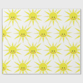 Happy Sunshine Cadeaupapier (Vlak)