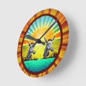Happy Sunshine Donkey Ronde Klok (Hoek)
