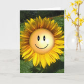 Happy Sunshine Flower Kaart (Gele Bloem)