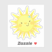 Happy Sunshine Fun Sticker (Vel)
