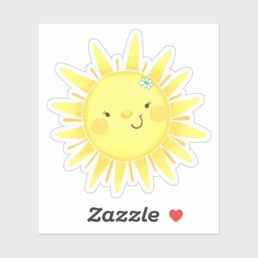 Happy Sunshine Fun Sticker (Vel)