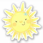 Happy Sunshine Fun Sticker (Voorkant)