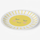 Happy Sunshine Paper-Borden Papieren Bordje (Gekanteld)