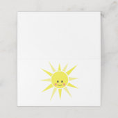 Happy Sunshine Plaatskaartje (Buitenkant ongevouwen)
