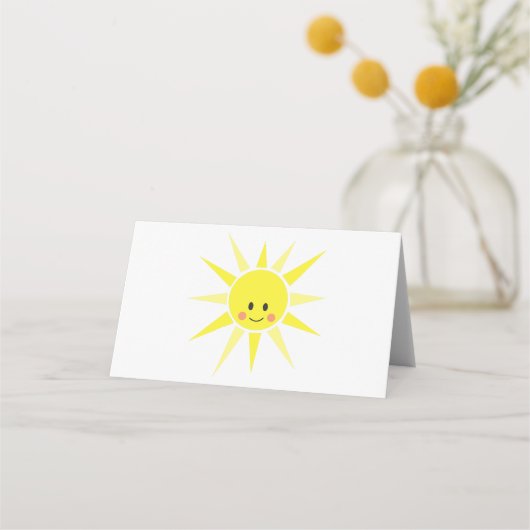 Happy Sunshine Plaatskaartje (Voorkant)