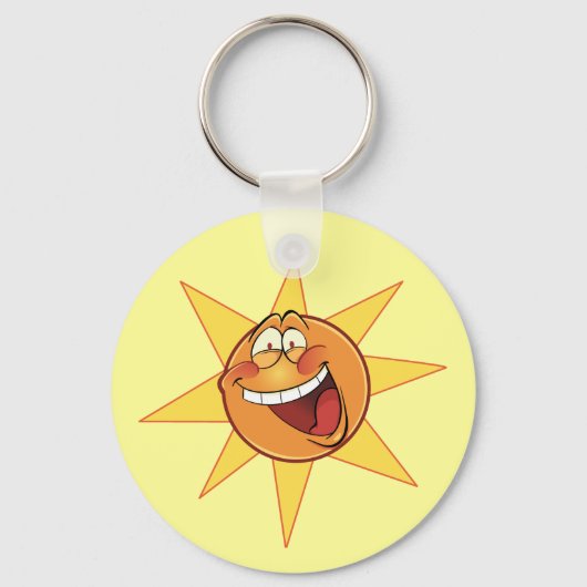 Happy Sunshine Sleutelhanger (Voorkant)