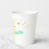 Happy Sunshine verjaardagsfeestje Papieren Bekers (Achterkant)