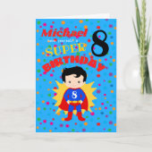 Happy Super Birthday - Boy Kaart (Voorkant)