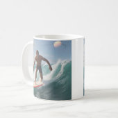 Happy Surfer Koffiemok (Voorkant links)