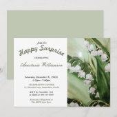 HAPPY SURPRISE PARTY UITNODIGING (Voorkant / Achterkant)