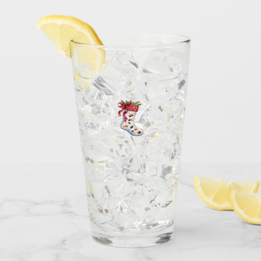 Happy Sushi Holiday Glass Cup Glas (Voorkant ijs)