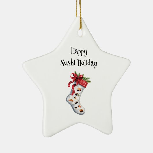 Happy Sushi Holiday Ornament (Rechts)