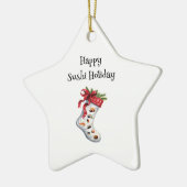 Happy Sushi Holiday Ornament (Links)